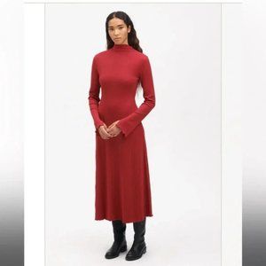 BRAND NEW: KOTN NWT Crimson Textured Maxi Dress
